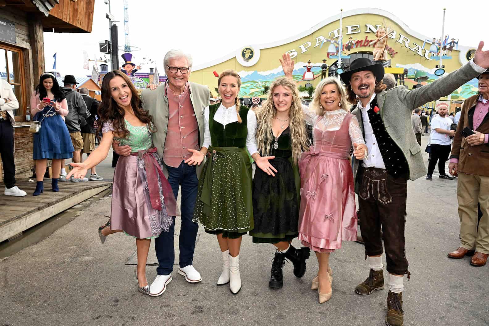 Anita Hofmann / Michael Hartl / Stefanie Hertel mit Tochter Johanna Mross / Marianne Hartl / Lanny Lanner / Foto: ABR-Pictures/ W.Breiteneicher
