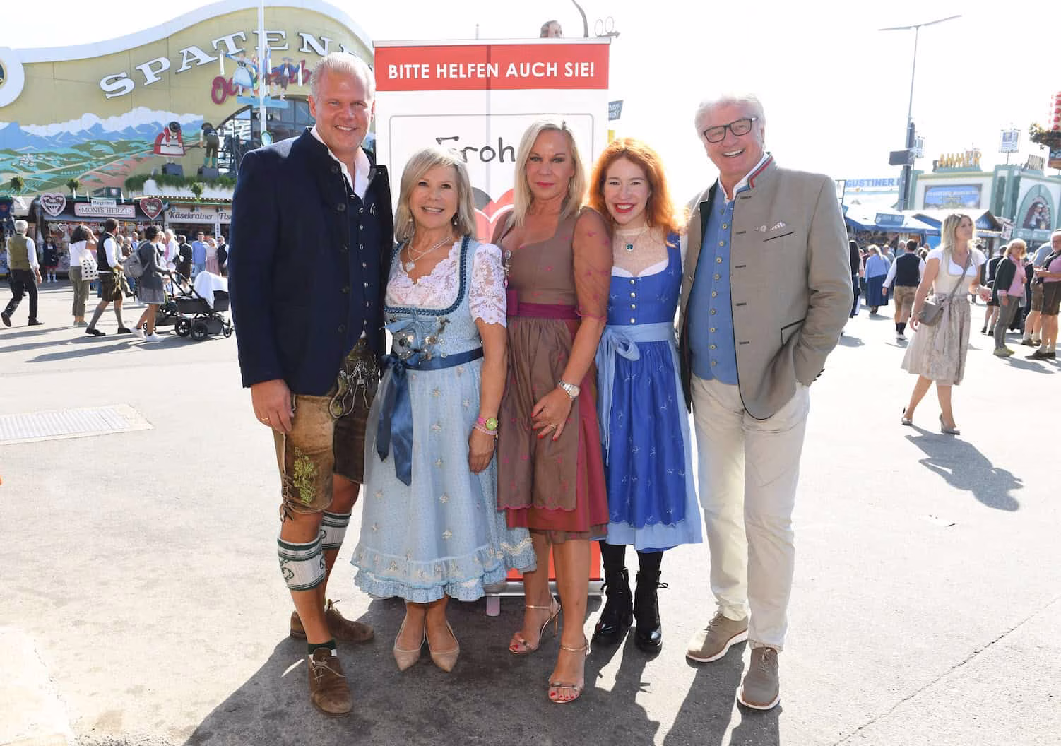 Alexander Brandl (Vinzenzmurr, Metzgerstuben), Marianne und Michael Hartl (re), Birgit Fischer-Höper, Laura Siegel / Fotovermerk: Agentur Schneider-Press/Wolfgang Breiteneicher